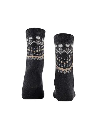 FALKE | Chaussettes beige | schwarz